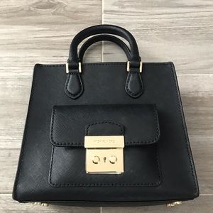 Michael Kors mini crossbody black bag